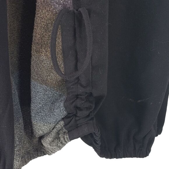 Terra SJ Apparel Shift Dress L Womens Sleeveless Black Minimalist Lagenlook Boxy - Picture 11 of 12